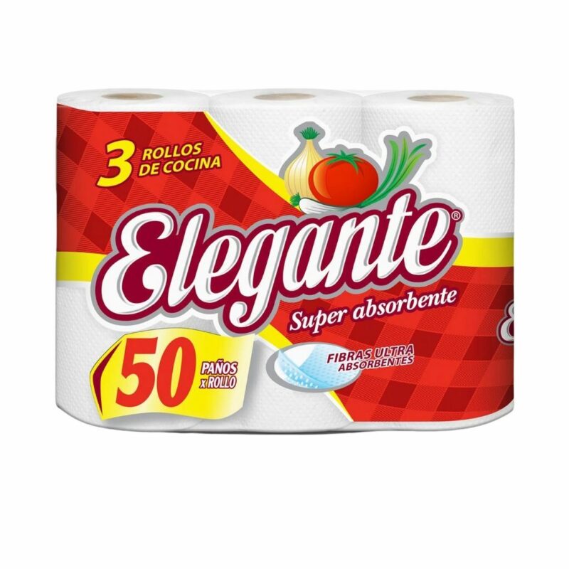 ROLLO DE COCINA ELEGANTE x3U (50P)