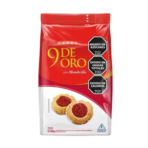 GALLETAS 9 DE ORO PEPAS x500g