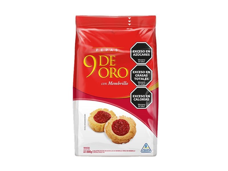 GALLETAS 9 DE ORO PEPAS x500g