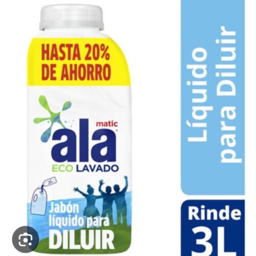JABON LIQUIDO ALA MATIC P DILUIR ECOLAV